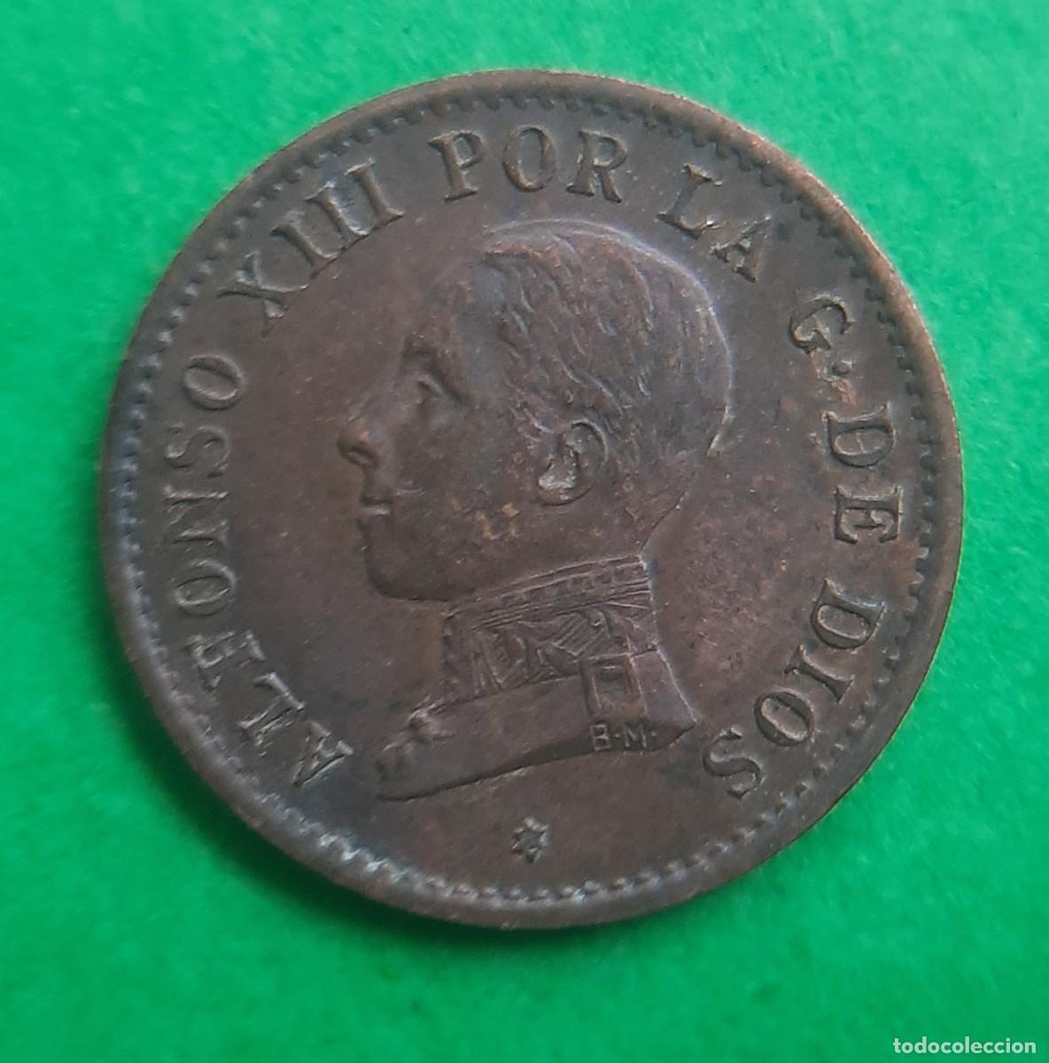 Monedas de Espa&ntilde;a: (ALFONSO XIII)(1912*2 PC V)(COBRE) 1 C&Eacute;NTIMO - Foto 17