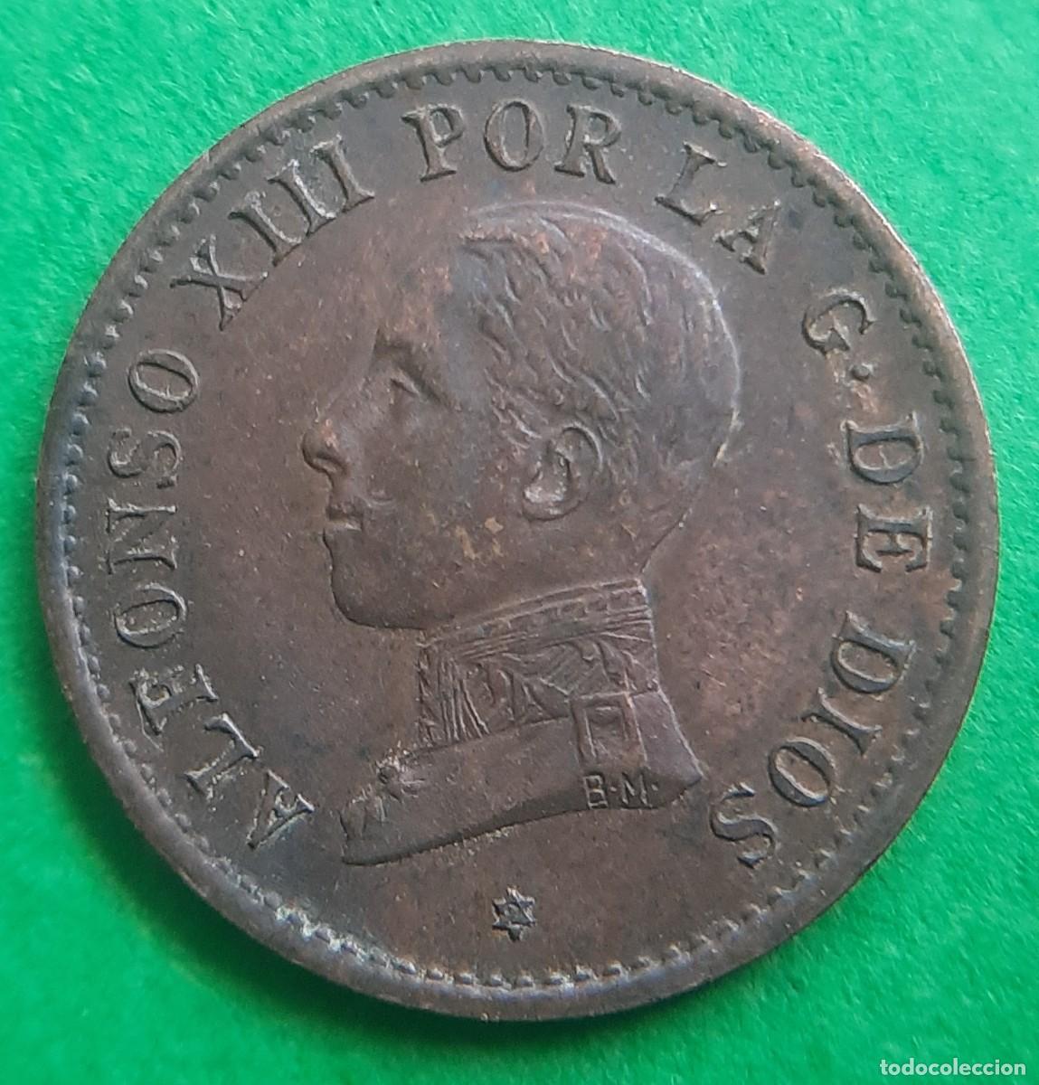 Monedas de Espa&ntilde;a: (ALFONSO XIII)(1912*2 PC V)(COBRE) 1 C&Eacute;NTIMO - Foto 22