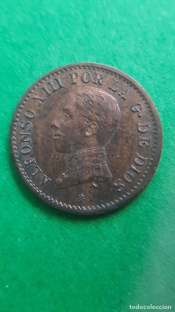 Monedas de Espa&ntilde;a: (ALFONSO XIII)(1912*2 PC V)(COBRE) 1 C&Eacute;NTIMO - Foto 1