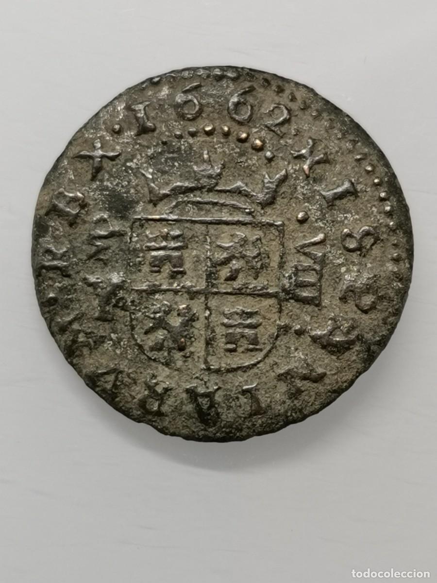 Monedas de Espa&ntilde;a: Felipe IV 8 maraved&iacute;s 1662 ceca Madrid. MD. - Foto 3