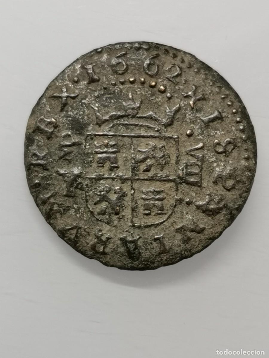 Monedas de Espa&ntilde;a: Felipe IV 8 maraved&iacute;s 1662 ceca Madrid. MD. - Foto 5
