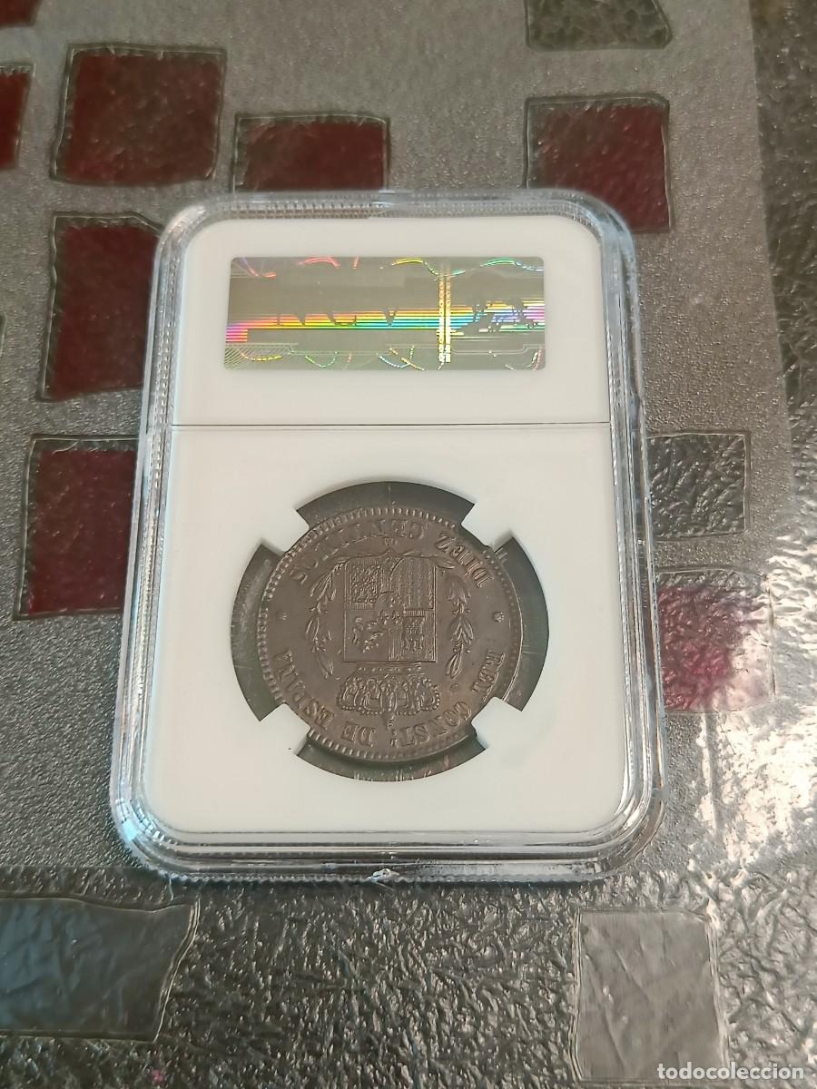 Monedas de Espa&ntilde;a: Alfonso XII - 10 C&eacute;ntimos Cobre a&ntilde;o 1878. - Foto 2