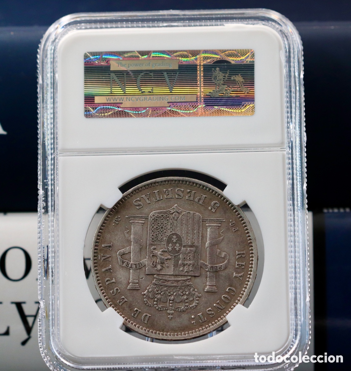 Monedas de Espa&ntilde;a: ALFONSO XIII. NCV VF 25 - Foto 3
