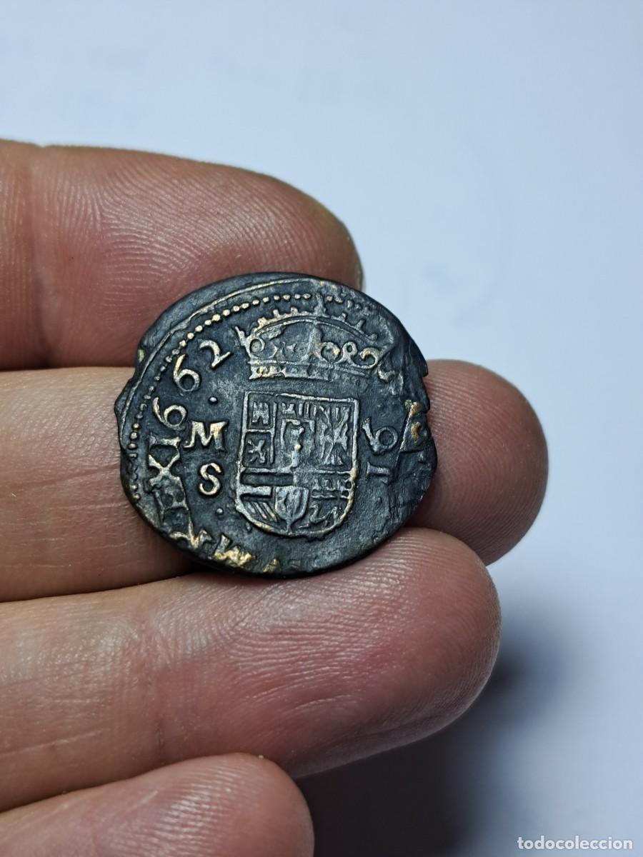 Monedas de Espa&ntilde;a: NT/ 16 MARAVEDIES 1662 MADRID (E581) - Foto 2