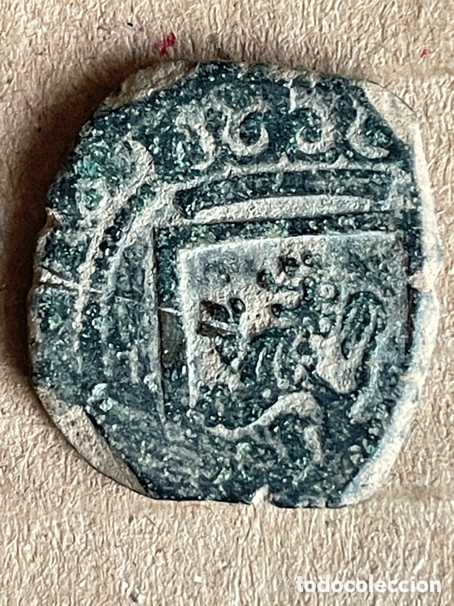 Monedas de Espa&ntilde;a: Moneda de Felipe IV con resello - Foto 1