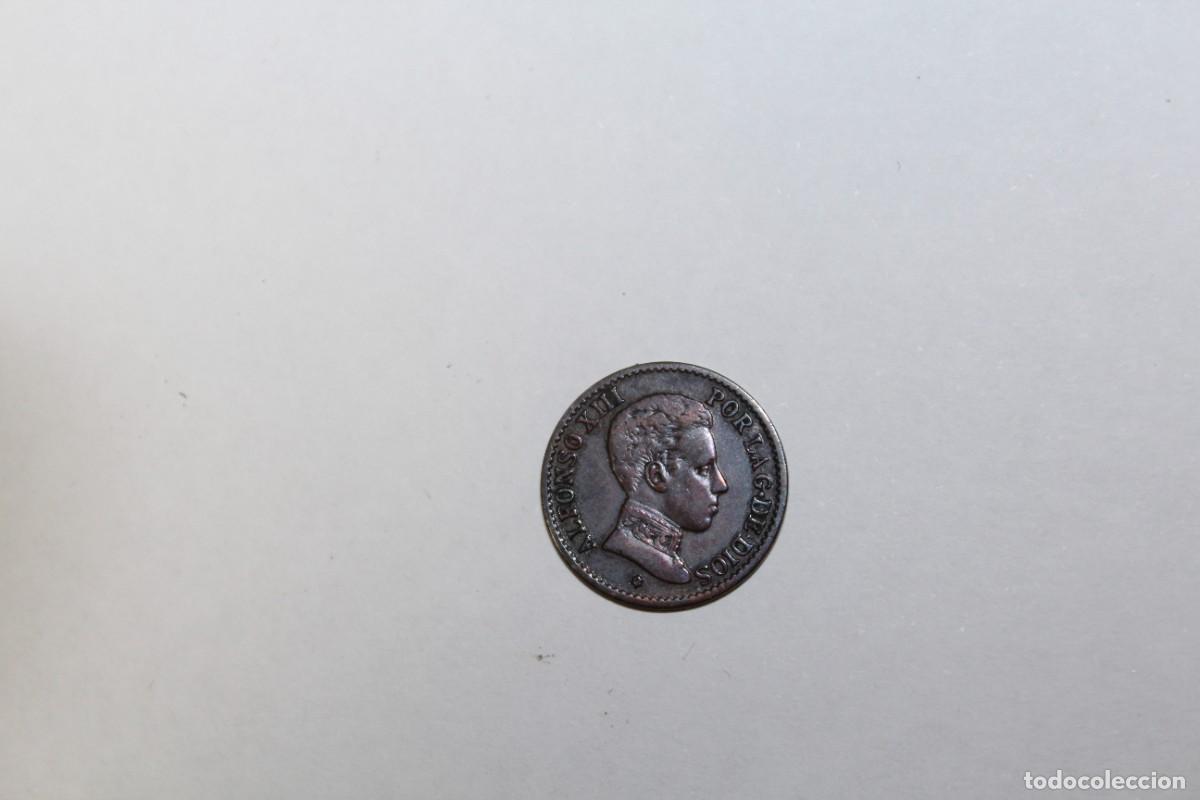 Monedas de Espa&ntilde;a: 1 CENTIMO de 1906 SLV * 6 XC 77 ESPA&Ntilde;A en MBC+ - Foto 1