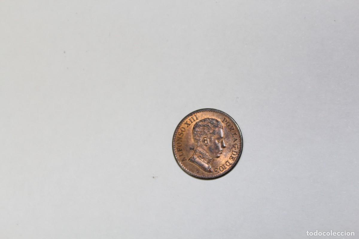 Monedas de Espa&ntilde;a: 1 CENTIMO de 1906 SLV * 6 XC 77 ESPA&Ntilde;A en EBC - Foto 1