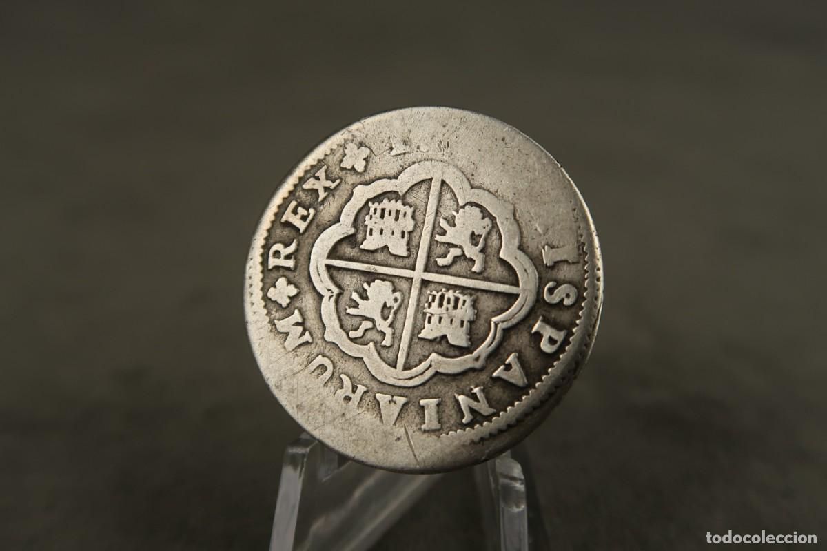 Monedas de Espa&ntilde;a: 2 reales Luis I Sevilla - Foto 3