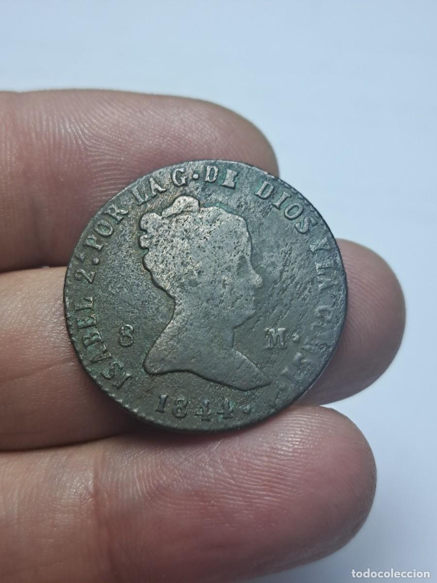 Monedas de Espa&ntilde;a: NT/ ISABEL II 8 MARAVEDIS 1844 SEGOVIA (E603) - Foto 1