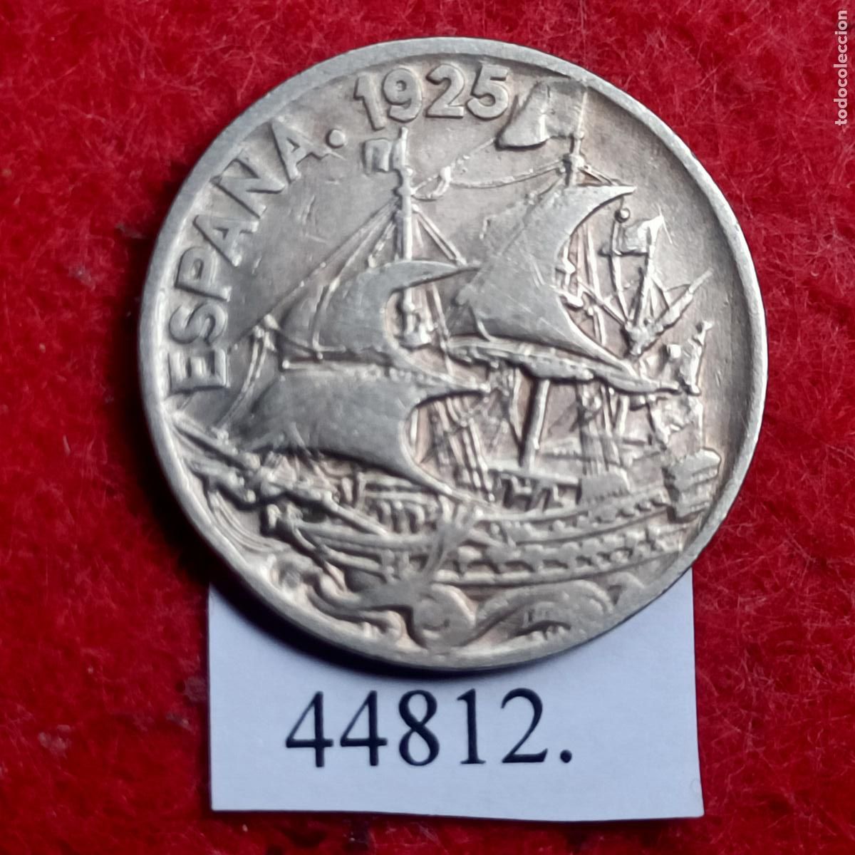 Monedas de Espa&ntilde;a: Espa&ntilde;a 25 c&eacute;ntimos 1925, Alfonso XIII, 13 - Foto 1