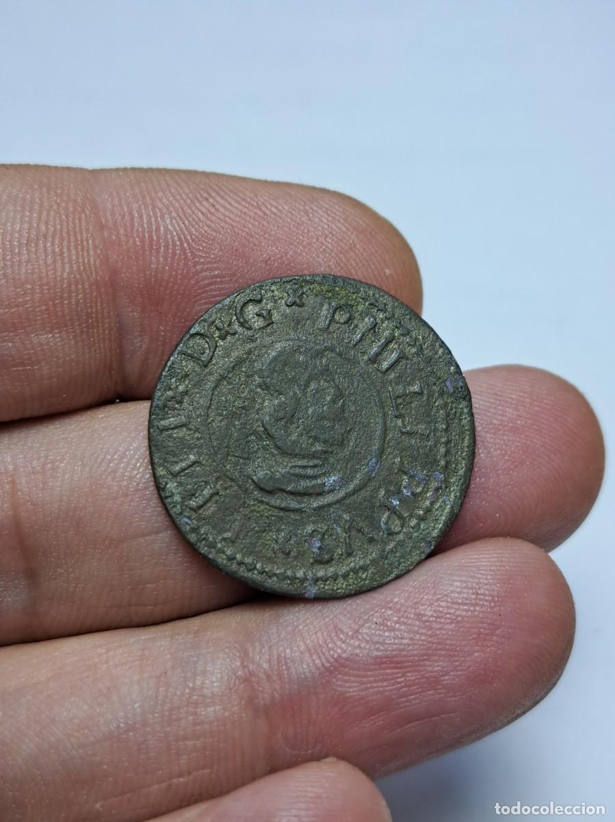 Monedas de Espa&ntilde;a: NT / FELIPE IV 16 MARAVEDIES 1663 VALLADOLID (E615) - Foto 2