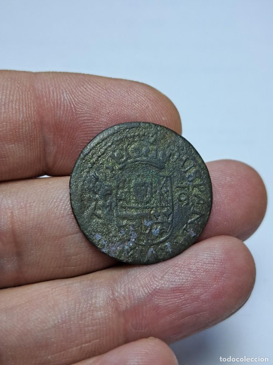 Monedas de Espa&ntilde;a: NT / FELIPE IV 16 MARAVEDIES 1663 VALLADOLID (E615) - Foto 4