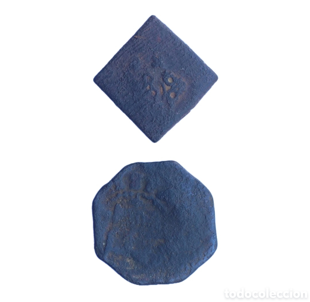 Monedas de Espa&ntilde;a: LOTE CORNADOS DE NAVARRA A IDENTIFICAR - Foto 1
