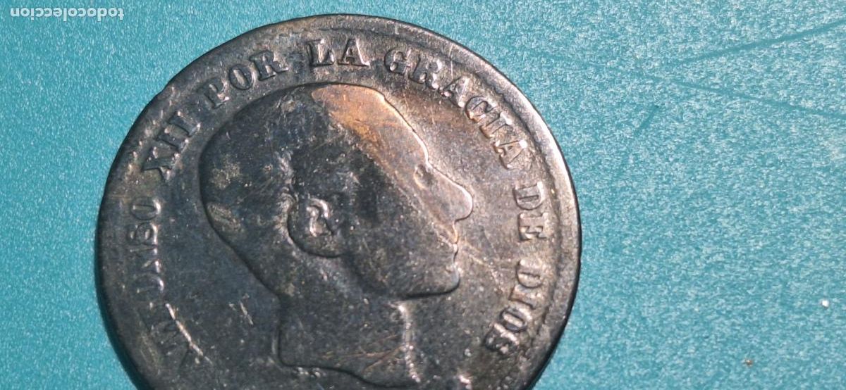 Monedas de Espa&ntilde;a: Moneda de Espa&ntilde;a. A&ntilde;o 1879. Alfonso XII. Cinco c&eacute;ntimos - Foto 5
