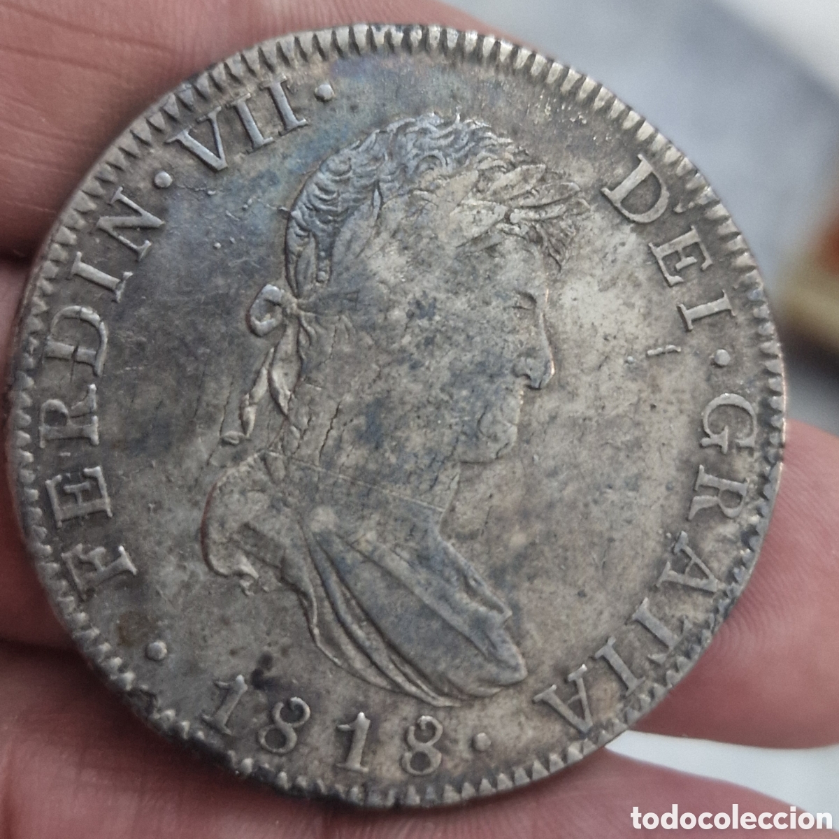 Monedas de Espa&ntilde;a: 8 reales 1818 mejico - Foto 10