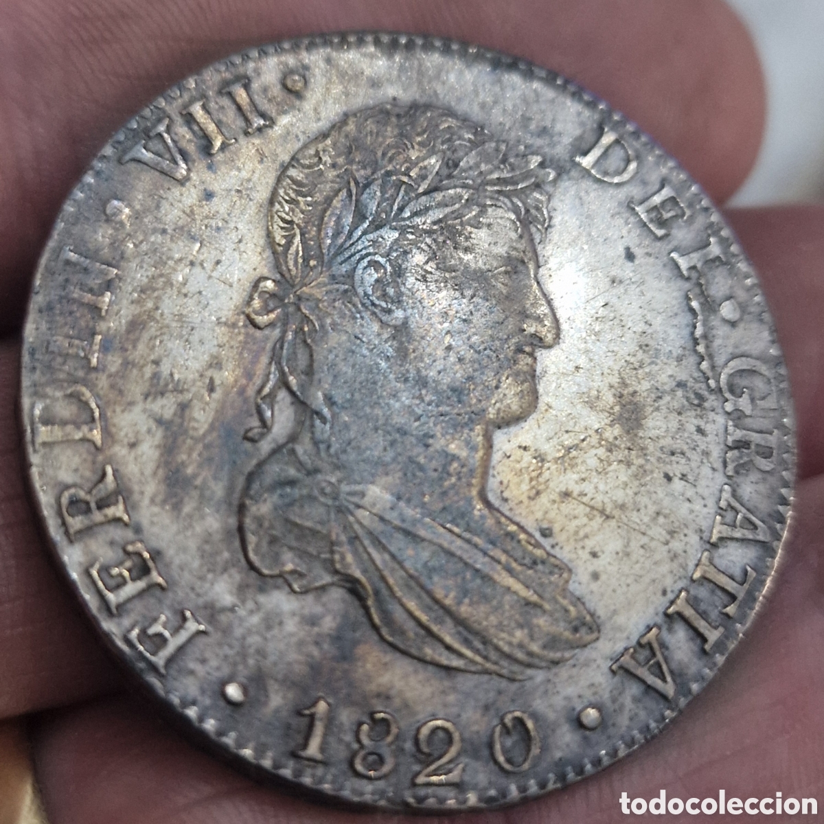 Monedas de Espa&ntilde;a: 8 reales mejico 1820 - Foto 7