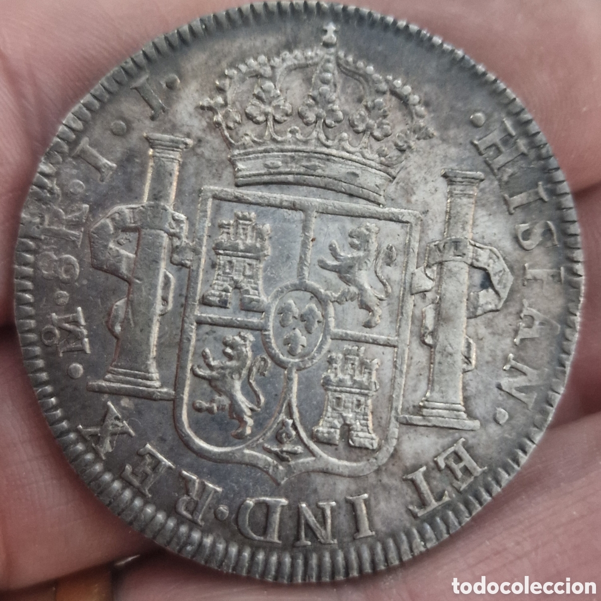 Monedas de Espa&ntilde;a: 8 reales mejico 1820 - Foto 8
