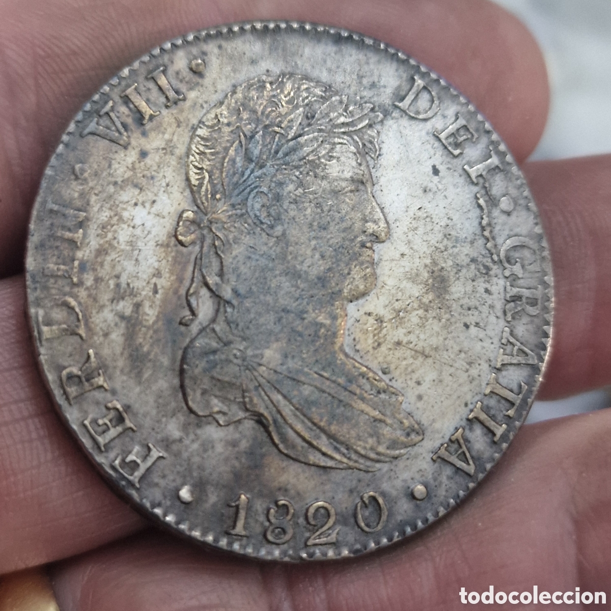 Monedas de Espa&ntilde;a: 8 reales mejico 1820 - Foto 10