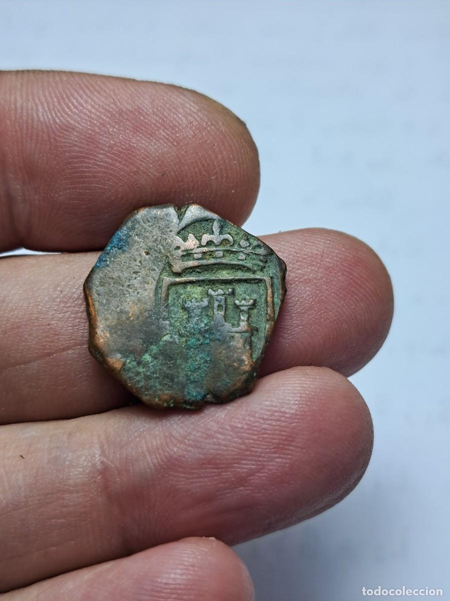Monedas de Espa&ntilde;a: NT / CARLOS II 2 MARAVEDIES 1680 SIN CECA (E681) - Foto 2