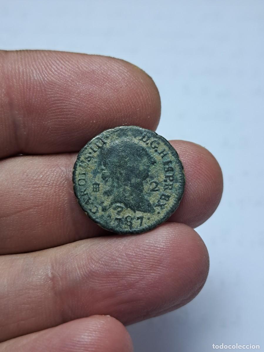 Monedas de Espa&ntilde;a: NT / CARLOS III 2 MARAVEDIS 1787 (E685) - Foto 1