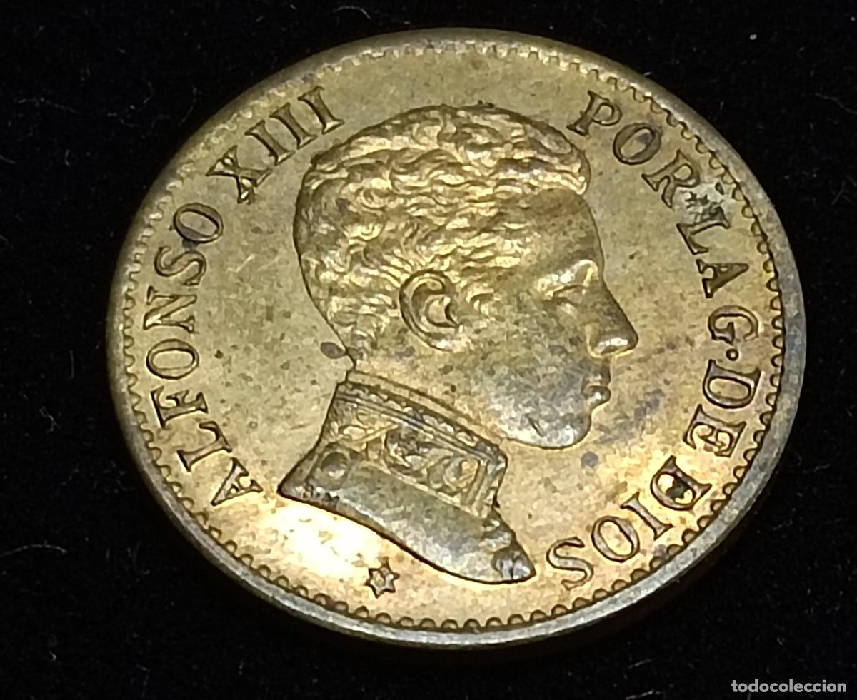 Monedas de Espa&ntilde;a: ALFONSO XIII. 1 C&Eacute;NTIMO 1906*6. SLV. SC. - Foto 10
