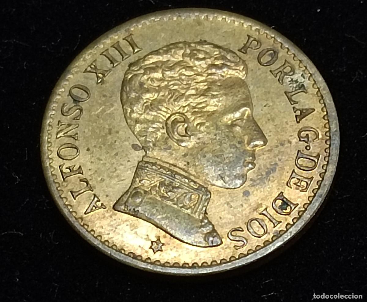 Monedas de Espa&ntilde;a: ALFONSO XIII. 1 C&Eacute;NTIMO 1906*6. SLV. SC. - Foto 12