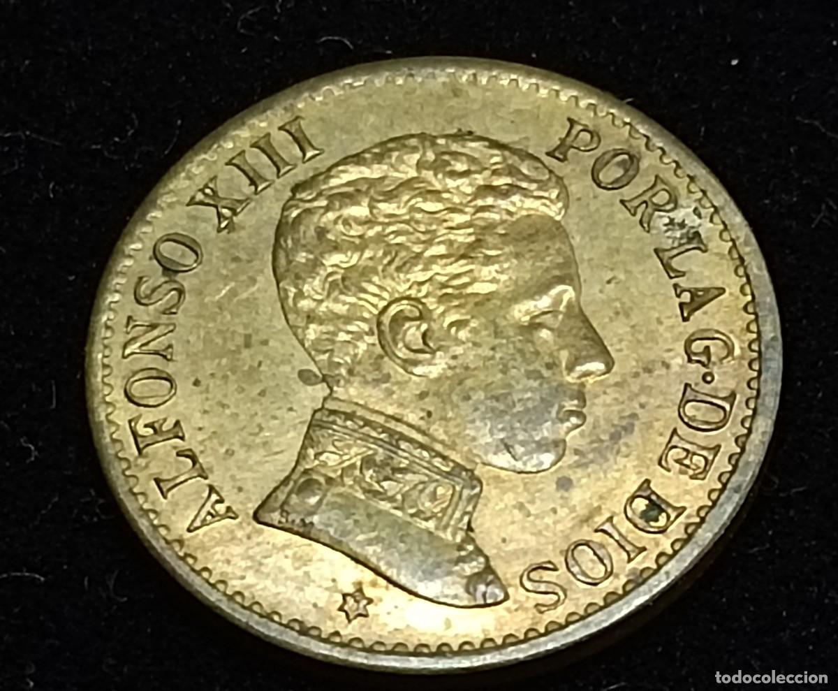 Monedas de Espa&ntilde;a: ALFONSO XIII. 1 C&Eacute;NTIMO 1906*6. SLV. SC. - Foto 14