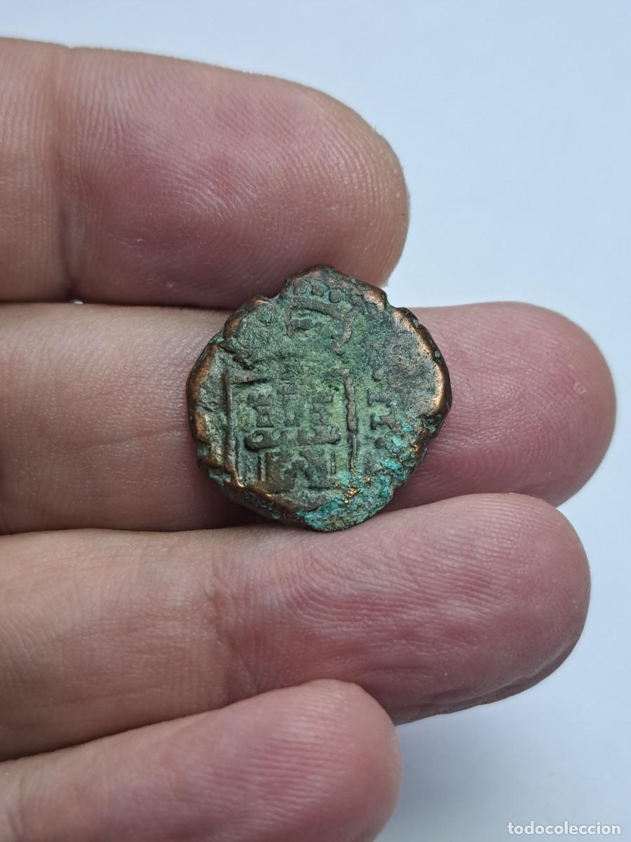 Monedas de Espa&ntilde;a: NT/ CARLOS II 2 MARAVEDIES 1684? CORU&Ntilde;A? (E724) - Foto 2