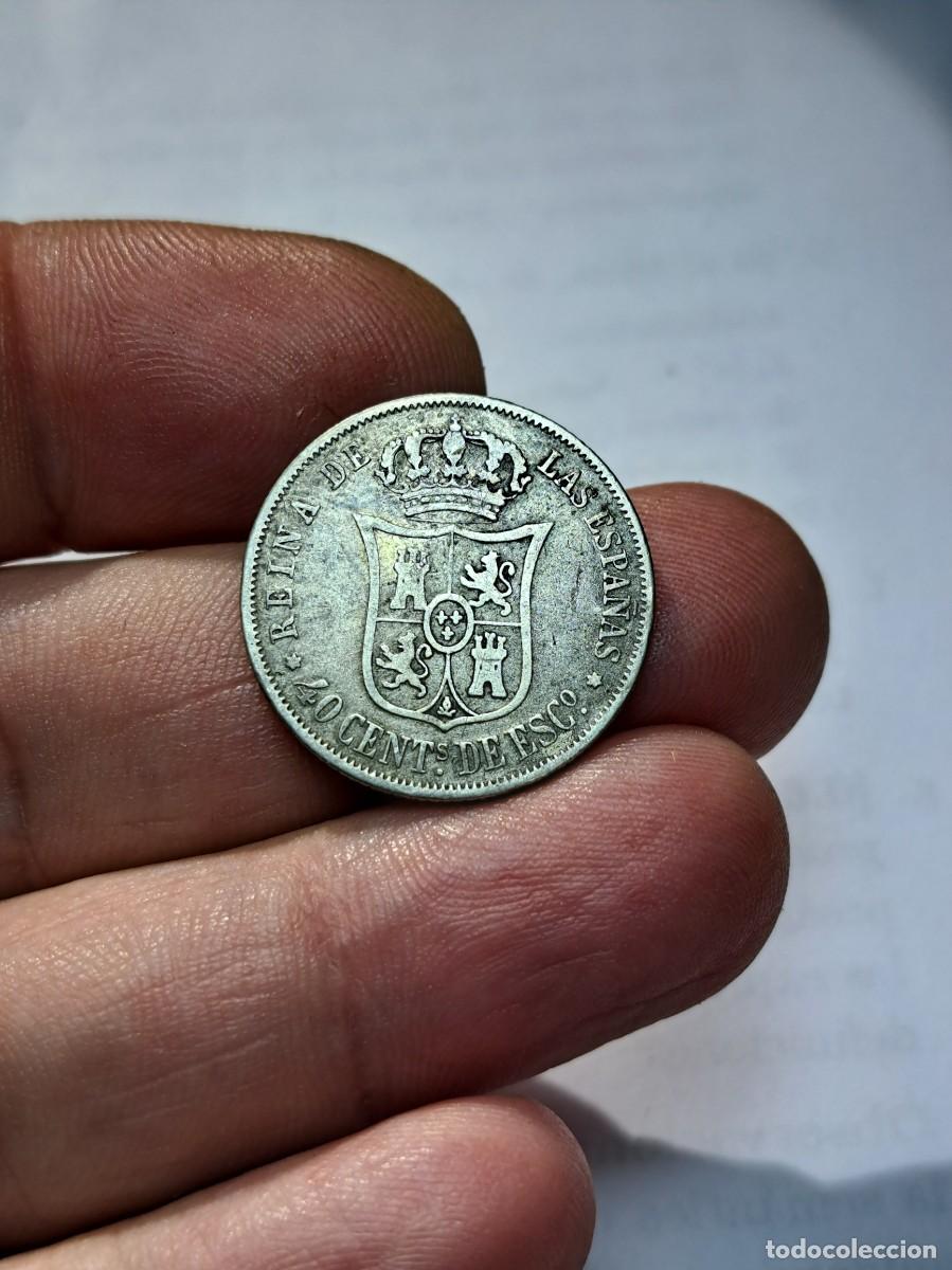 Monedas de Espa&ntilde;a: NT/ ISABEL II 40 CENTIMOS 1867 MADRID (E762) - Foto 3