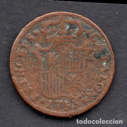 Monedas de Espa&ntilde;a: FERNANDO VI - ARDITE 1755 - BARCELONA - Foto 1