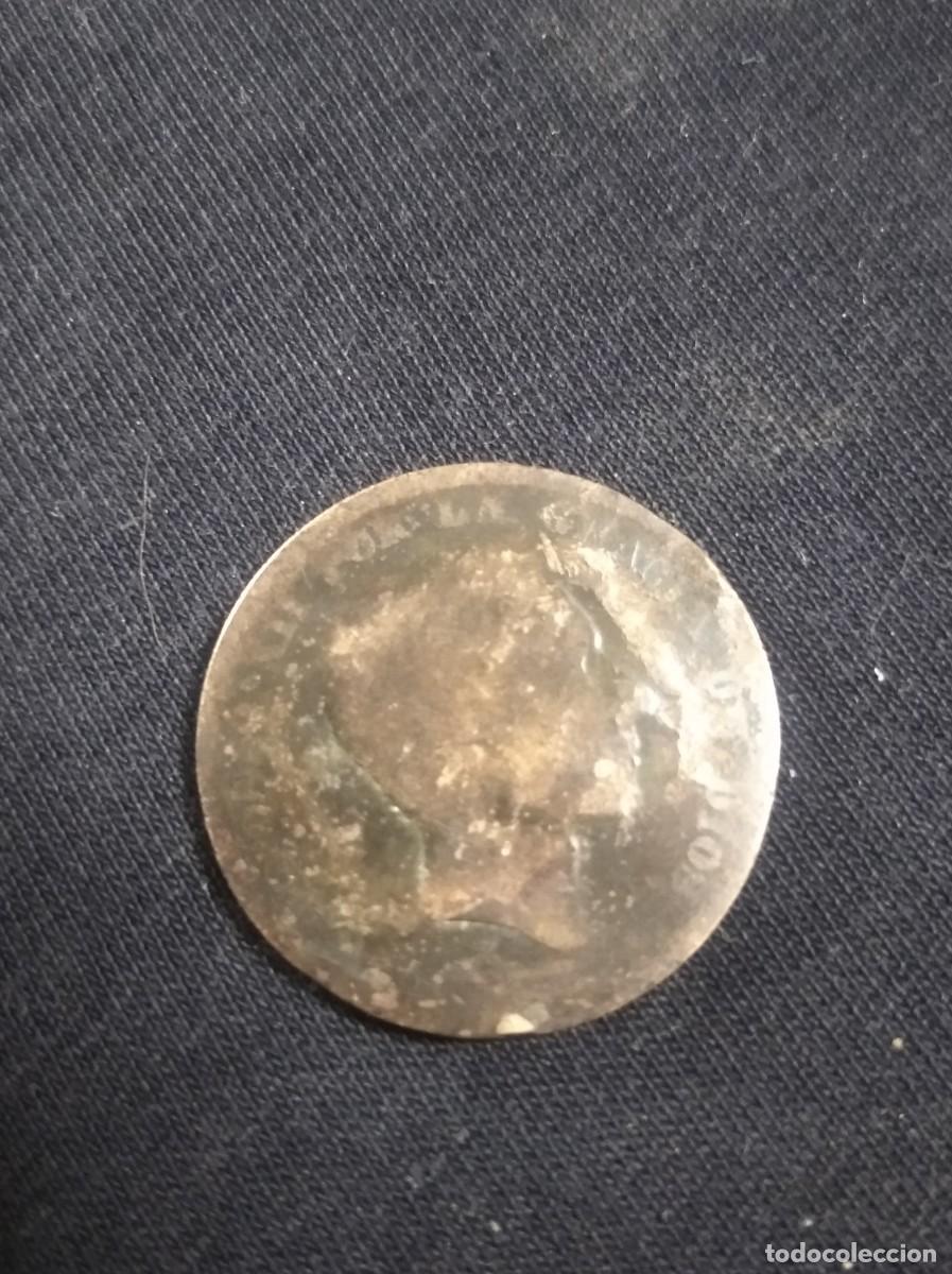 Monedas de Espa&ntilde;a: Antigua moneda resellada. - Foto 2