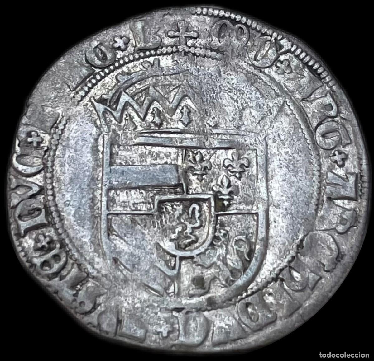 Monedas de Espa&ntilde;a: 1 Patard Carlos I Amberes - Foto 1