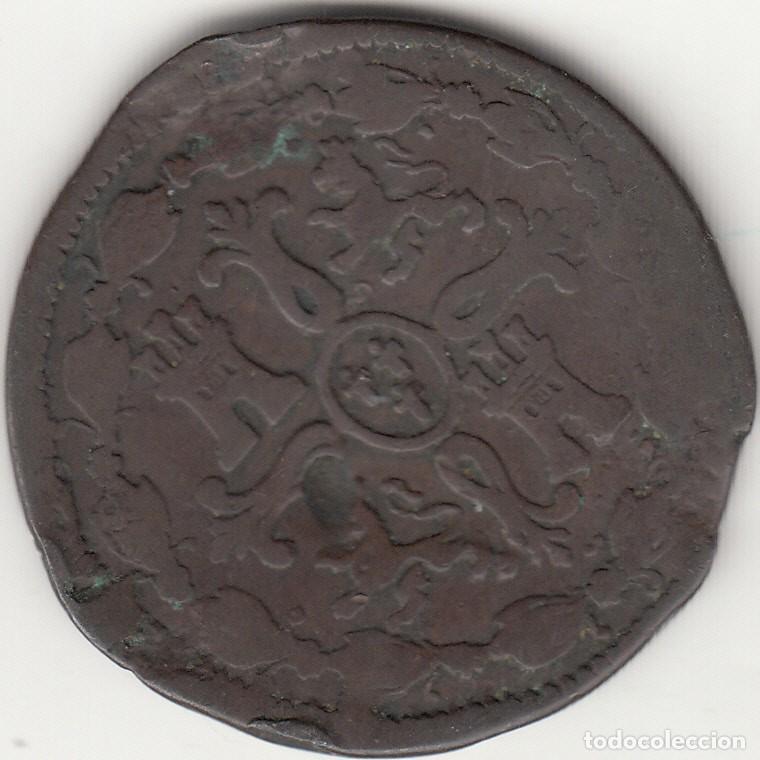 Monedas de Espa&ntilde;a: FERNANDO VII: 8 MARAVEDIS JUBIA 1820 - Foto 2