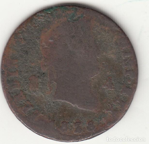 Monedas de Espa&ntilde;a: FERNANDO VII: 4 MARAVEDIS SEGOVIA 1928 - Foto 1