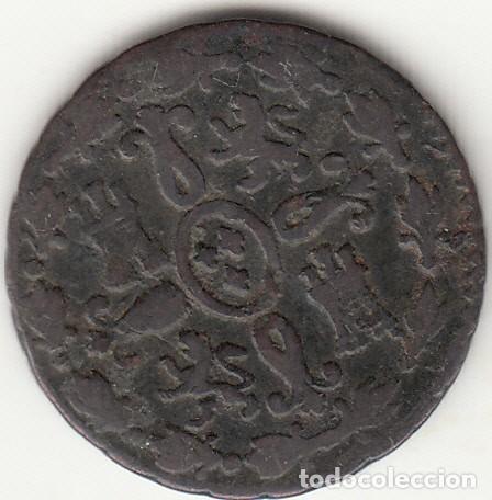 Monedas de Espa&ntilde;a: FERNANDO VII: 2 MARAVEDIS SEGOVIA 1929 - Foto 2