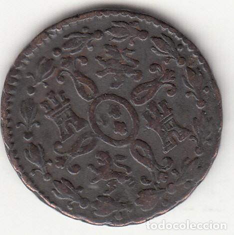 Monedas de Espa&ntilde;a: FERNANDO VII: 2 MARAVEDIS SEGOVIA 1929 - Foto 2