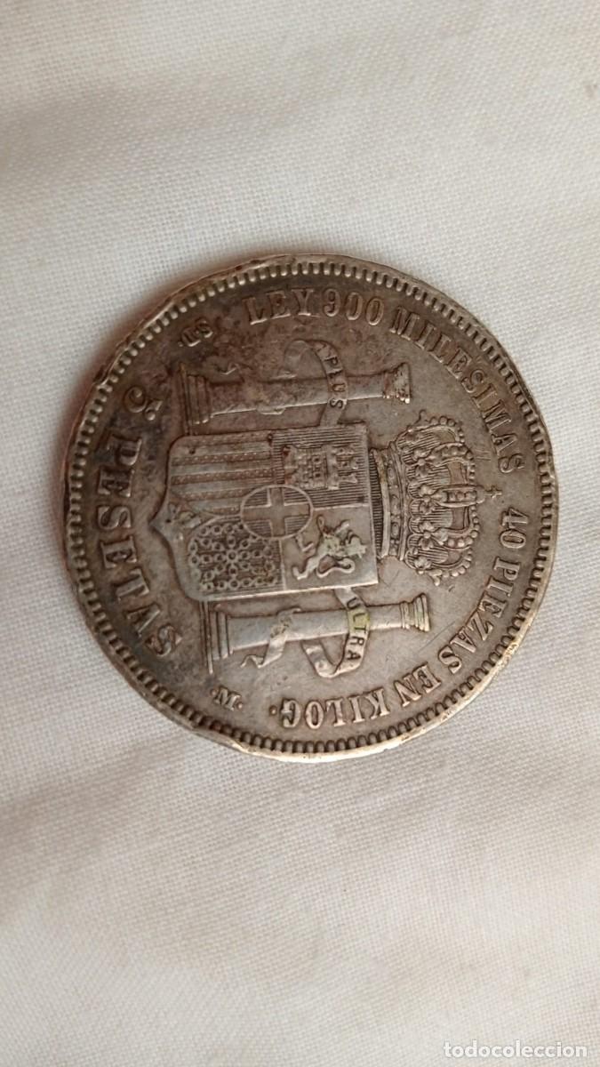 Monedas de Espa&ntilde;a: Moneda de plata de Amadeo l - Foto 2