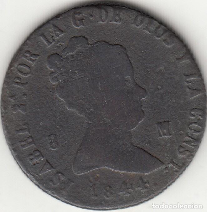 Monedas de Espa&ntilde;a: ISABEL II: 8 MARAVEDIS 1844 JUBIA - Foto 1
