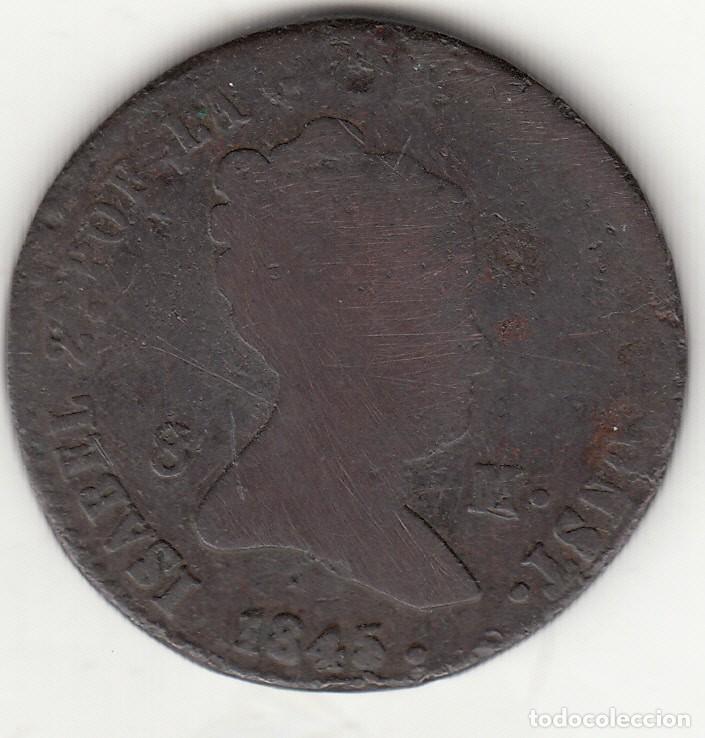 Monedas de Espa&ntilde;a: ISABEL II: 8 MARAVEDIS 1845 - Foto 1