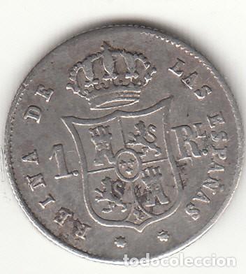 Monedas de Espa&ntilde;a: ISABEL II: 1 REAL SEVILLA 1852 / PLATA - Foto 2