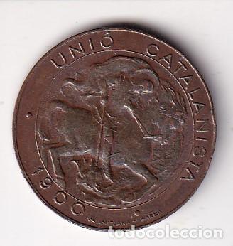 Monedas de Espa&ntilde;a: MONEDA DE 5 CENTIMOS DE LA UNIO CATALANISTA DEL A&Ntilde;O 1900 - Foto 1