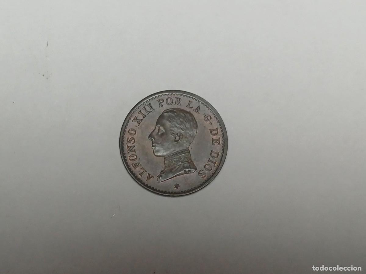 Monedas de Espa&ntilde;a: 1 CENTIMO de PESETA de 1912 PCV * 2 XC 79 ESPA&Ntilde;A en MBC+ - Foto 1