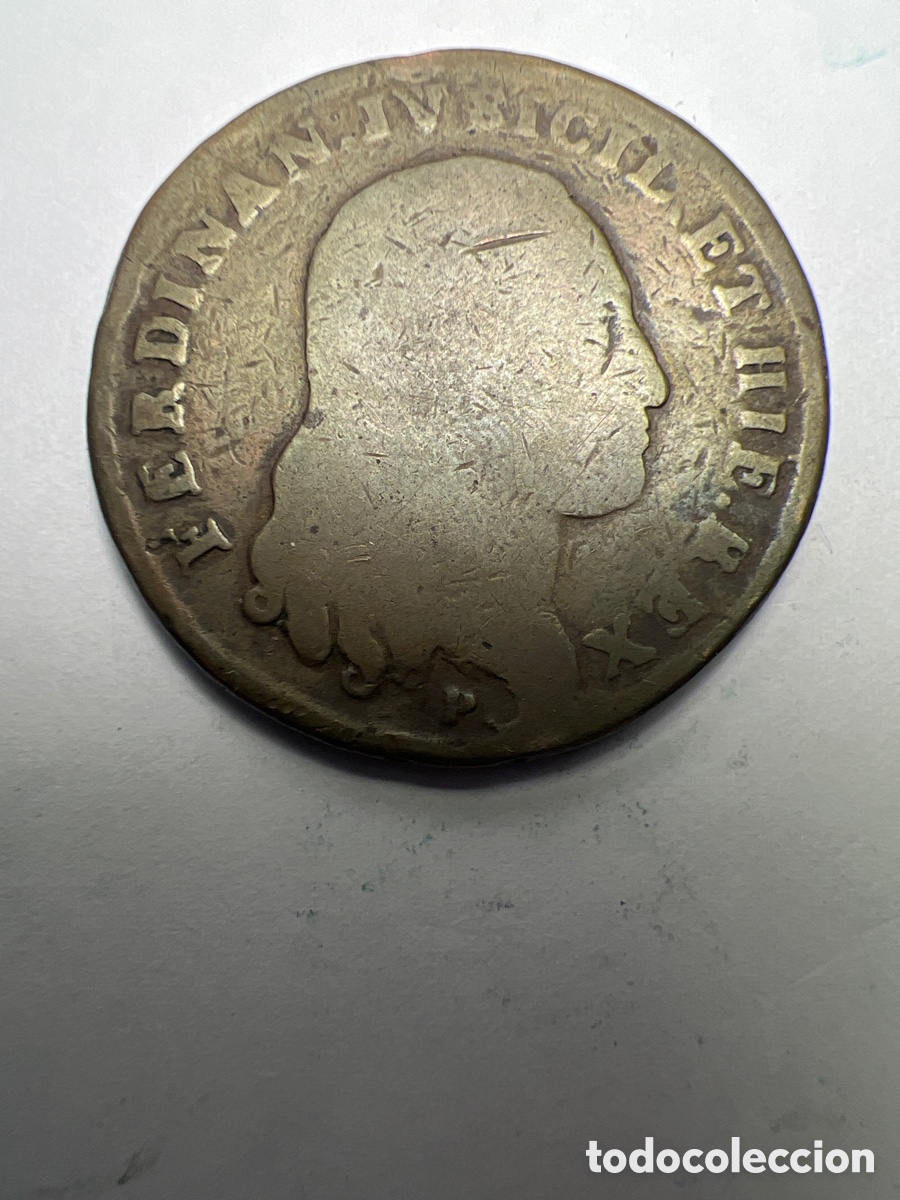 Monedas de Espa&ntilde;a: 6 Tornesi de 1801 Fernando IV - Foto 2