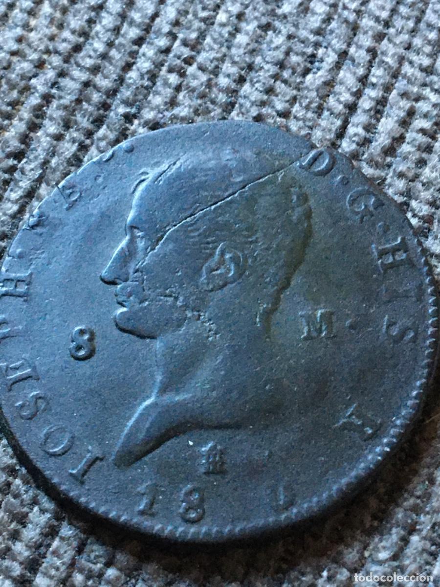Monedas de Espa&ntilde;a: 8 maravedis jose napoleon 1810 - Foto 1