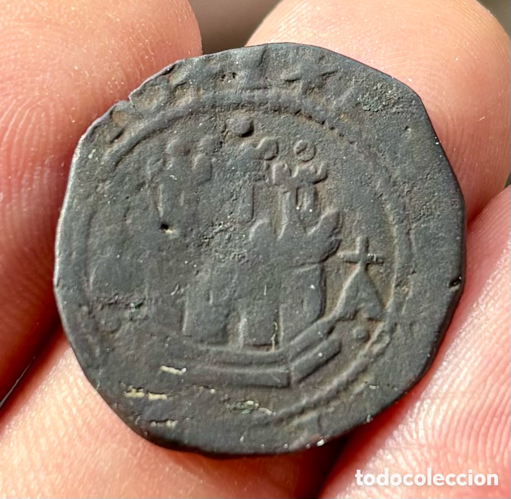 Monedas de Espa&ntilde;a: Moneda 2 Cuartos Cuenca (1556-1598) FELIPE II - Foto 1