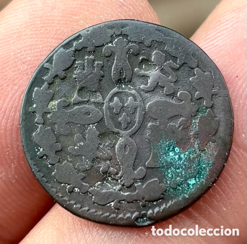 Monedas de Espa&ntilde;a: Moneda 2 Maravedis 1796 SEGOVIA. CARLOS IV - Foto 2