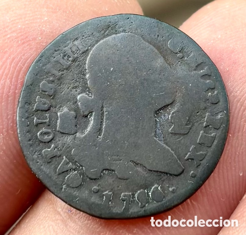 Monedas de Espa&ntilde;a: Moneda 2 Maravedis 1796 SEGOVIA. CARLOS IV - Foto 1