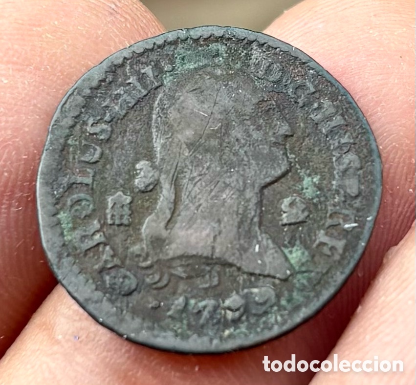 Monedas de Espa&ntilde;a: Moneda 2 Maravedis 1799 SEGOVIA. CARLOS IV - Foto 3