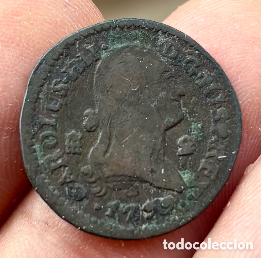 Monedas de Espa&ntilde;a: Moneda 2 Maravedis 1799 SEGOVIA. CARLOS IV - Foto 1