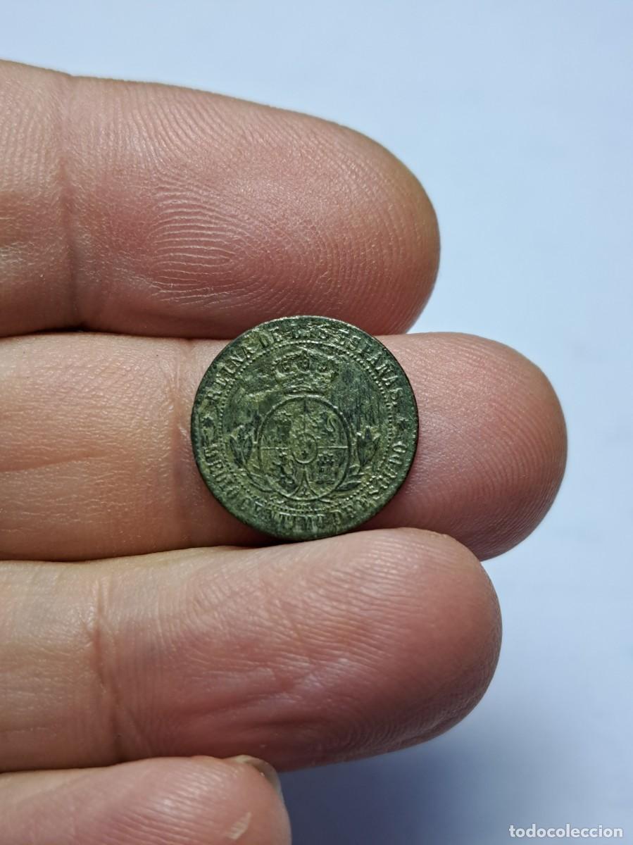 Monedas de Espa&ntilde;a: NT/ ISABEL II 1 CENTIMO ESCUDO 1868 BARCELONA (E823) - Foto 2